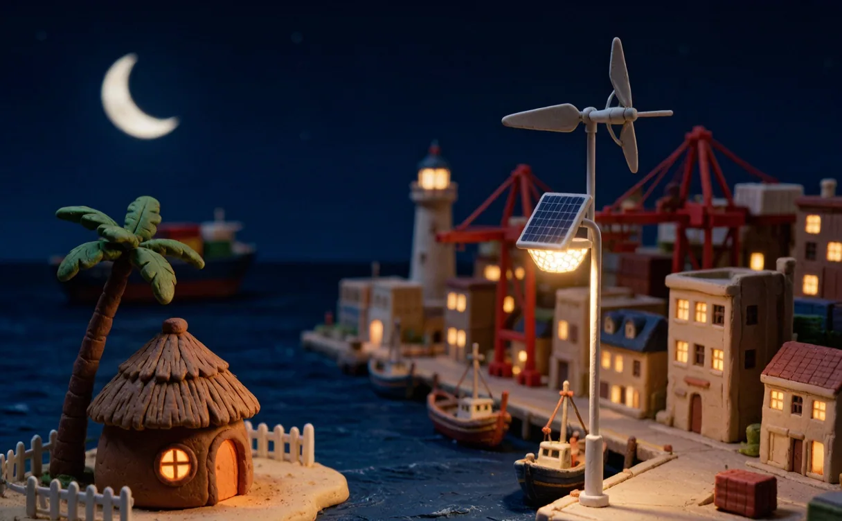 书包世界夜晚
